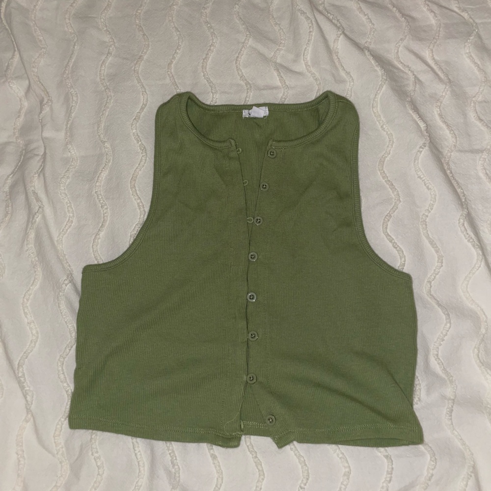 Garage Button Down Tank